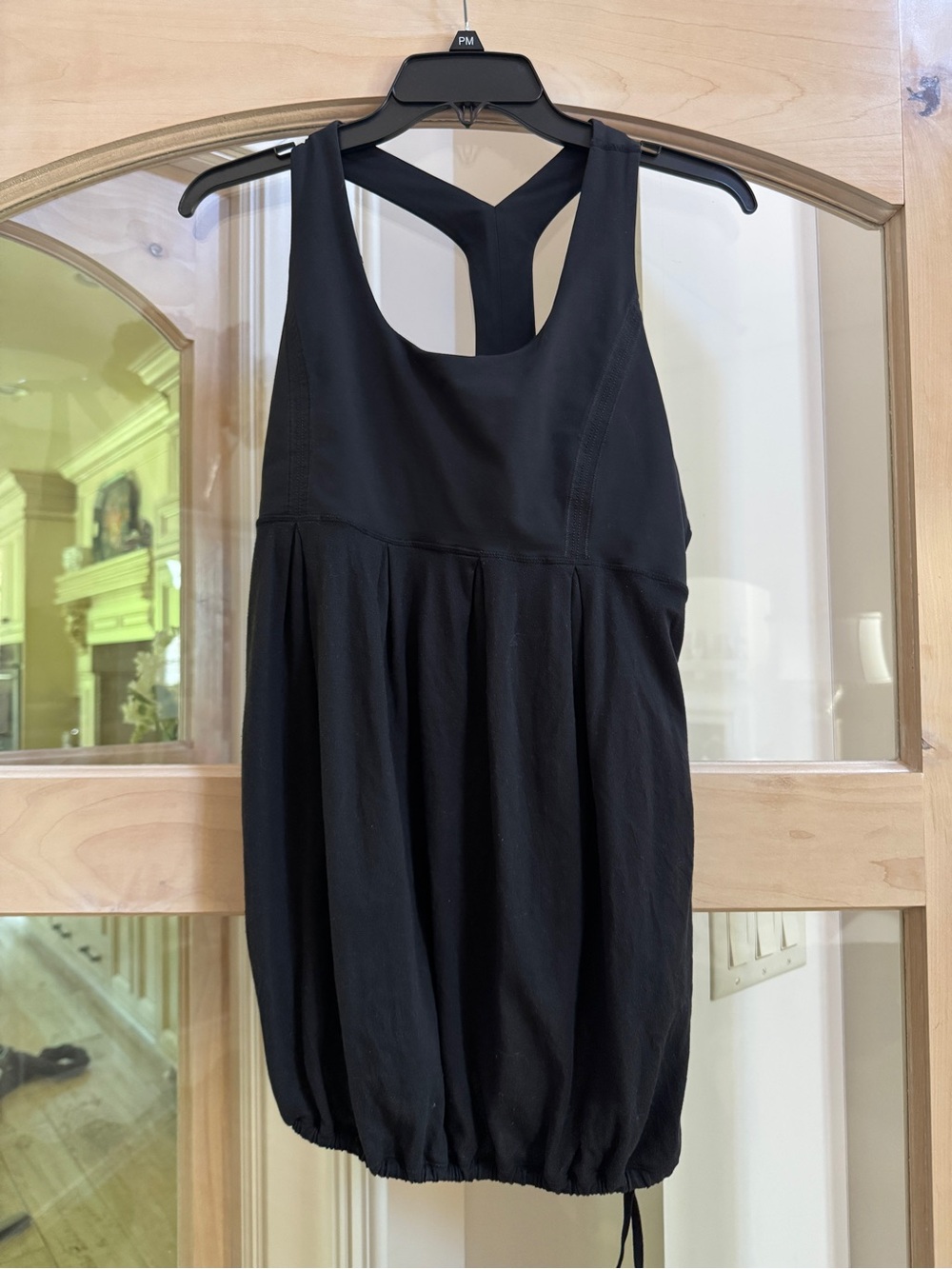 Black lululemon Bubble Hem Top
